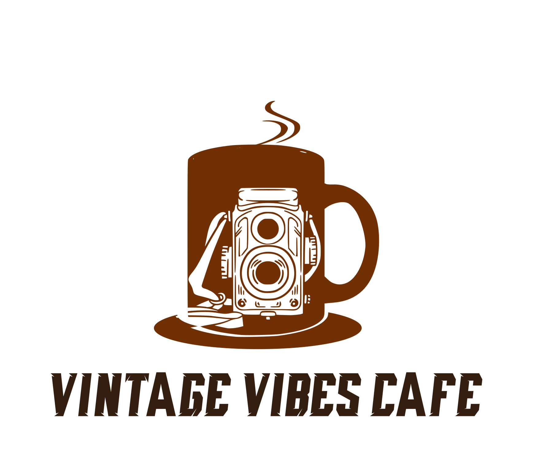 Vintage Vibes Cafe Logo